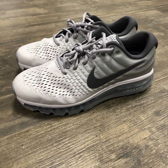 Nike Air Max 2017 Silver Reflective Wolf Gray Running 849559-101 Mens‎ Size 8 - Picture 6 of 11